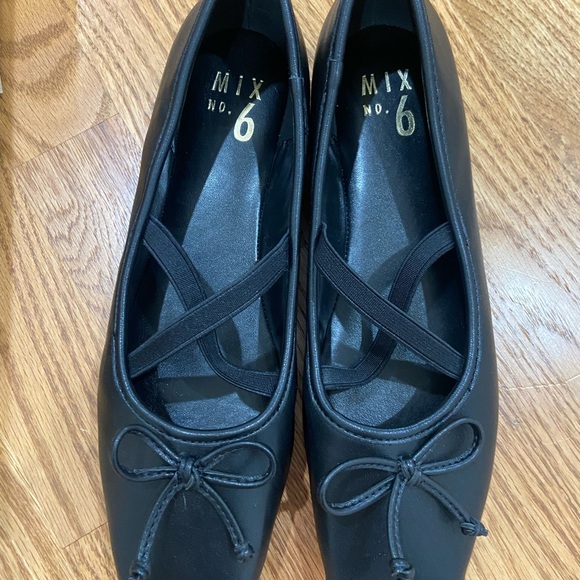 Mix No. 6 Shoes - Mix No. 6 Black Women's Ballet Flats